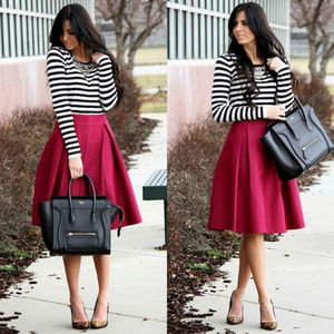 Full A-line Midi Skirt